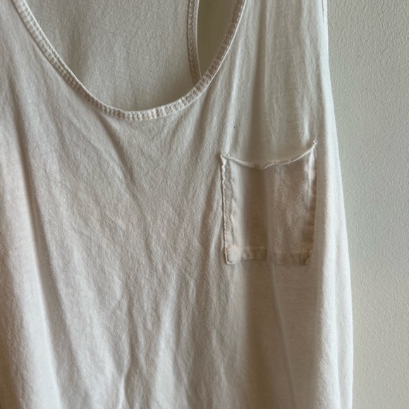 White Racerback Tank - Picture 3 of 4